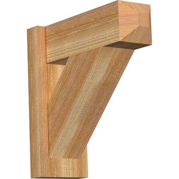 Ekena Millwork Traditional Rough Sawn Craftsman Outlooker, Western Red Cedar, 6"W x 16"D x 16"H OUT06X16X16TRA04RWR - main